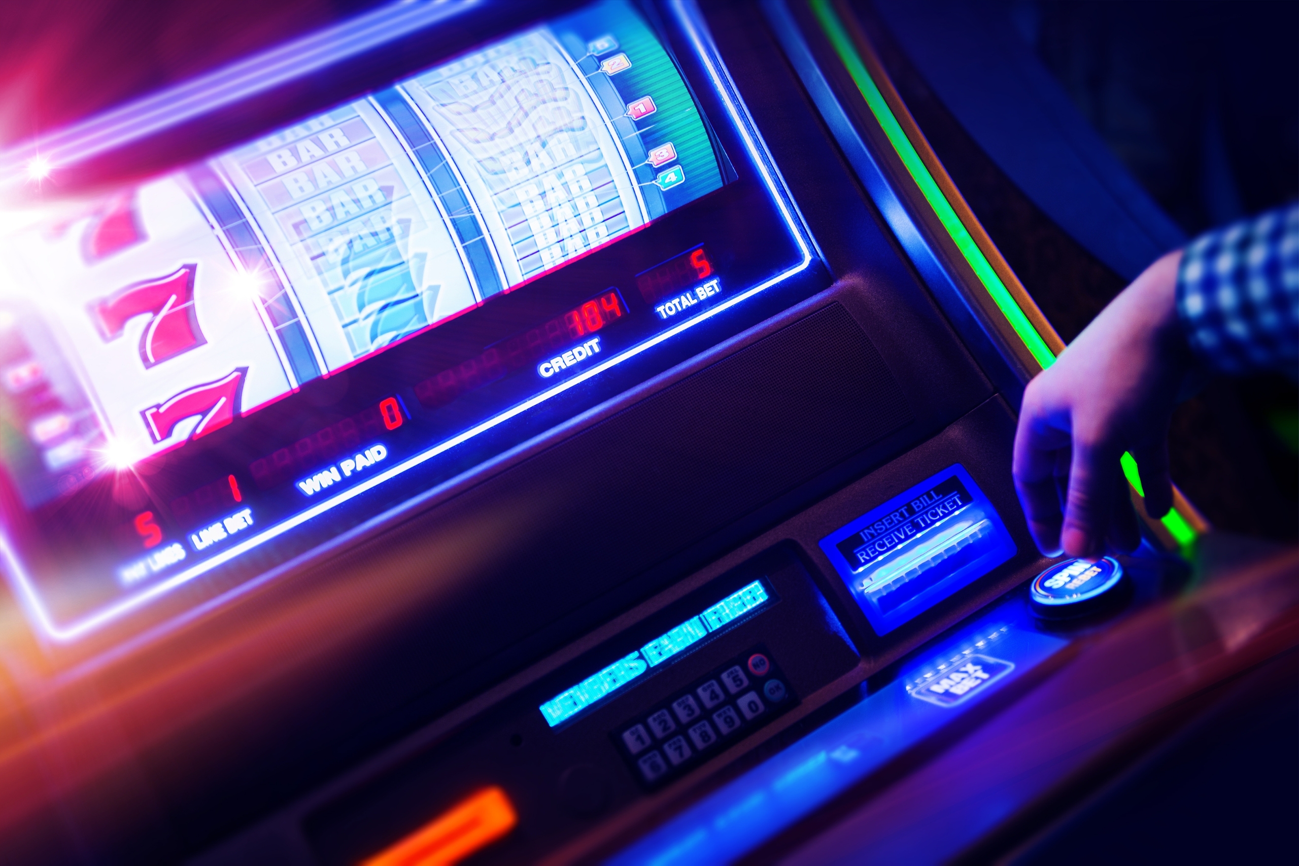 Casino Slot Machine Player